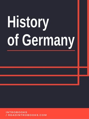 cover image of History of Germany